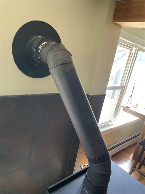 pellet stove pipe leaking smoke|Smoke from vent pipe fittings : r/PelletStoveTalk